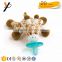 2017 baby funny plush animal toys with pacifier baby teething toy