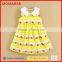 China Baby Clothes Factory Supply Baby Girls Dresses Woven Design Sleeveless