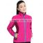 Womens outdoor clothing wind hiking softshell jacket