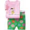 S15540A Baby summer cotton pajamas kids cartoon sleepwear