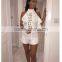 B33751A New autumn fashion wholesale lace up bandage shorts jumpsuit