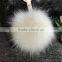 Custom-Made Colorful Pompoms Bag Parts Accessories Pom Keychain Faux Fur Ball