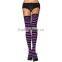 New Spring Summer Women's Opaque Striped Tights Stocking
