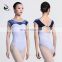 117142207 Girls Cap Sleeve Velvet Ballet Leotards