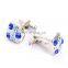 New Design Blue Crystal Cufflinks Men's Gift