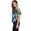 Printed short sleeve fashion clothes, fashion turkish clothes