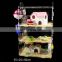 High quality luxury hamster cage animals transparent clear view larger plastic house acrylic cheap pet hamster cage