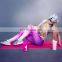 Pink printing soft slim women's sports fitness yoga comfortable leggings