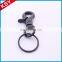 Key Ring Swivel Carabiner Hook Metal Alloy Handbag Black Snap Hook