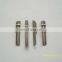 Promotional metal belt end tips custom engrave logo metal screw web metal tips& shoelace crimping tool