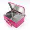 custom lunch tin box with lock and plastic handle