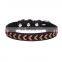 New color woven pet collar soft microfiber dog chain cat collar