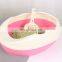 Pet Poop Catcher Semi-closed Cat Bed Pan Cat Litter Tray Box Pet Supplier