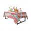 home accessories decoration cotton linen printing table protective cover square merry christmas tablecloth
