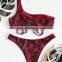 Swimwear 2019 Snake Women's Two Piece Print Sexy Split Swimsuit Bikini Swimsuit Beachwear Banador