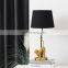 Unique monkey animal base table lamp home ornament creative design modern bedside lamp