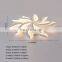 Wholesale Luxury Adjustable Two Colors Metal Modern Ceiling Light Led Acrylic Chandelier