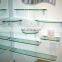 whole sale stainless steel bathroom tempered glass corner shelf in Qingdao Rocky factory