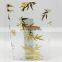 Decorative acid etched glass with different design