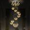 Whole-Sale Made in China Big Crystal Chandelier LED Pendant Lamp Used Hotel Hall