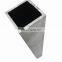 black powder coating aluminium square tube standard and custom size 15 x 15mm extrusion pipe