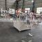 Semi automatic double decks toilet paper rolls packing machine