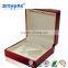 2015 new design elegant handmade customized velvet jewelry box/PU leather jewelry box