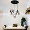Nordic Pendant Lights Modern Industrial Vintage Iron Art Cage Hanging Ceiling Lamp E26 E27 LED Bulb