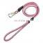 durable high elastic nylon material dog rope leash with safe handle