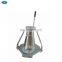 Portable concrete slump cone set
