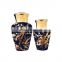 New Chinese-style Gold-plated  With Ink-jet Porcelain Vase  Ceramic Vase For Home Decor