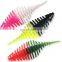 5cm 1.7g large quantity in stock two - color needle shaped Ocean Beach colorful seabass lifelike silicone  fishing soft Lure