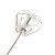 Stainless Steel Manual Hand Mixer Semi Automatic Commercial Rotary Egg Beater Whisk