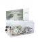 give and take clear locking custom acrylic donation box