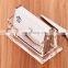 Customized Slanted Acrylic Name Card Box Plastic Acrylic Business Card Holder Case