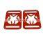 Red Freedom Star LED Tail Light Guards Cover for Jeep Wrangler Model Accessories