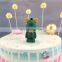 Hot Sale Cake Decoration Cute Bear Cartoon Doll PVC Stand for Birthday Celebration Party Cake Topper