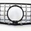 2014-2018 Silver Grille Custom Car Chrome Bumper Front Grill Mesh For Mercedes Benz W205 C CLASS
