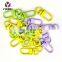 Colorful Keychain Ring Metal Lobster Clasp Clips Bag Car Keychain Metal Spring Snap Hook Clips For Keychain