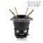 TRIONFO cast iron cheese fondue pot manufacturer china