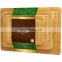 Biodegradable Eco-friendly Natural Multifunctional Vegetables Kitchen Extra Large Premium Bamboo Cutting Board Of 3 Set