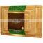 Besting Selling 100% Biodegradable Eco Friendly Multi-functional Bamboo Kitchen Accessories Cutting Chopping Boards Set Of 3