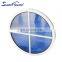 Hurricane Proof Impact customized  Aluminum  round  fixed Window