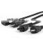 America standard 3 plug nema 6-15p to c13 power cord ac vde  3 pin us power cord power lead extension cord