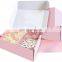 Custom Logo Cosmetic Clothes Craft Gift Pink Paper Box Eco- friendly Cardboard Mailer Shipping Corrugated Packaging Box