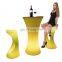 Banquet cocktail table led bar stool illuminated outdoor furniture lighting portable bar tables outdoor chair lumineuse table