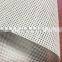 Heavy Duty White Waterproof PVC Vinyl Coated Polyester 500gsm Mesh Fabric for Outdoor Furniture
