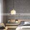 Villa Round Living Room Decoration Hanging Fancy Pendant Light Led Alabaster Chandelier