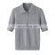 High Quality Women's Knitted Cashmere Pullover Sweater Polo Neck Solid Pattern Formal Style Button Spring OEM Service Available