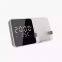 Digital Wireless 15W Charging With Alarm Clock Temperature Mobile Phone Desktop Magnetic charger Dock Station